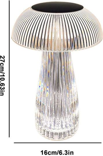 Andowl Διακοσμητικό Φωτιστικό LED RGB Μανιτάρι 16.5εκ.