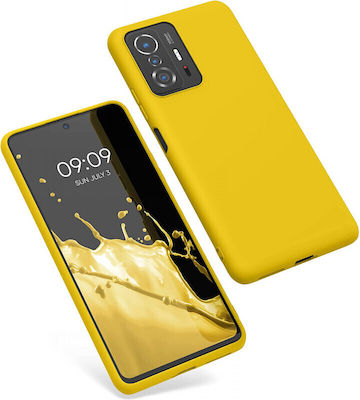 KWmobile Coperta din spate Silicon Bright Yellow (Xiaomi 11T / 11T Pro - Xiaomi 11T / 11T Pro) 56245.165