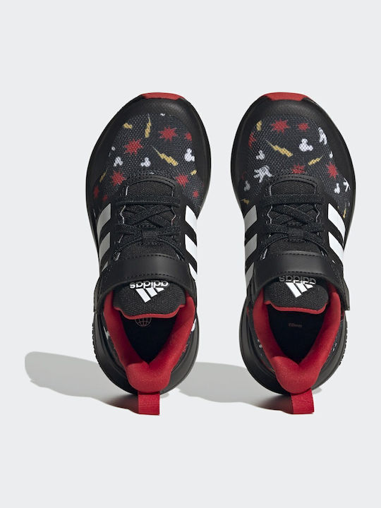 Fortarun FortaRun 2.0 Mickey EL K Kids Sports Shoes Running with Hoop & Loop Closure Black