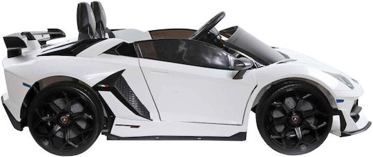 Lamborghini Aventador Διθέσιο με Τηλεκοντρόλ Licensed 24 Volt Λευκό για 3+ Ετών