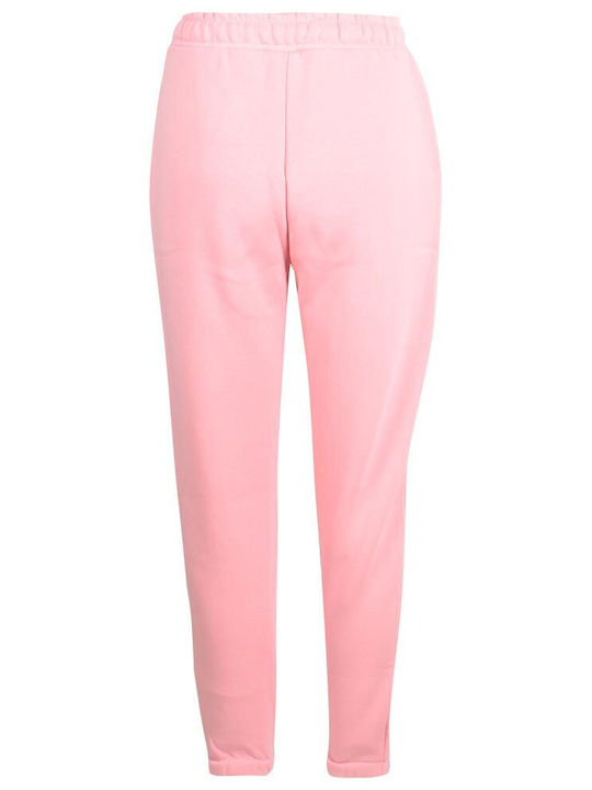 Talie înaltă Pantaloni de Trening cu elastic Roz