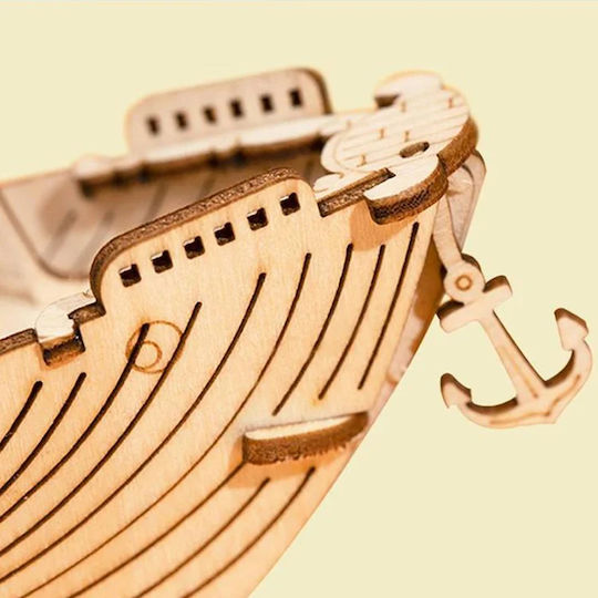 Robotime Wooden Construction Toy Fishing Ship for Children 14+ years old+ Years