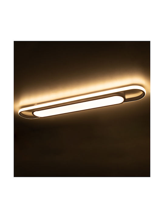 GloboStar Igor Ceiling Mount Light 81cm White with Integrated LED