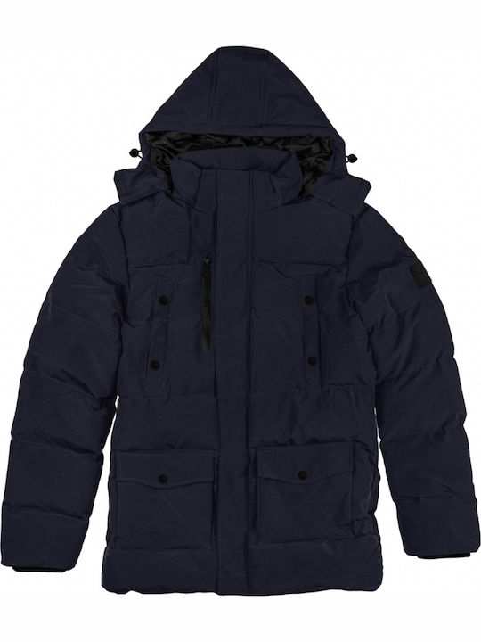 Winter Jacket Parka Navy Blue