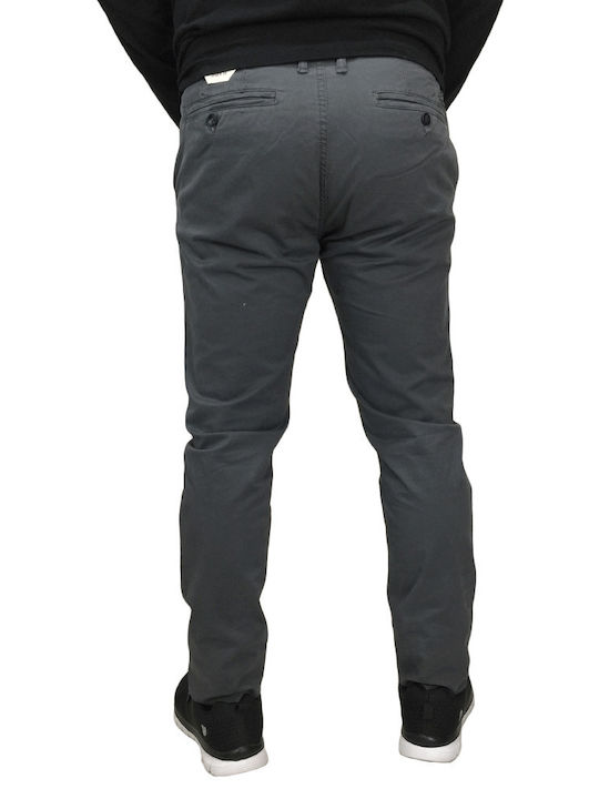 Marcus Pirro Herrenhose Chino Charcoal