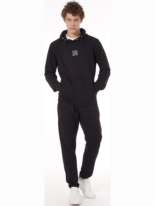 Sweatshirt with Hood Black