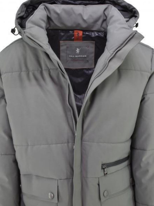 jacket SEA BARRIER Grappa-97M open grey T636_7060