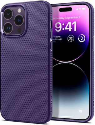 Spigen Liquid Air Back Cover Σιλικόνης Deep Purple (iPhone 14 Pro)