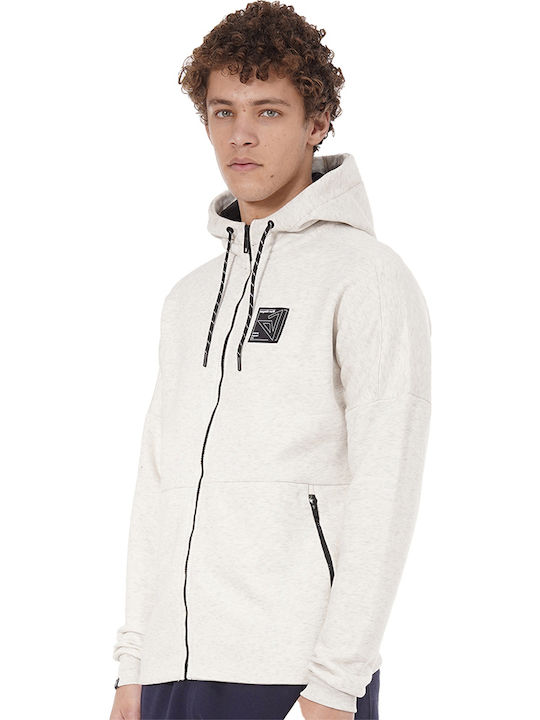 Hoodie with Oat Melange Colour