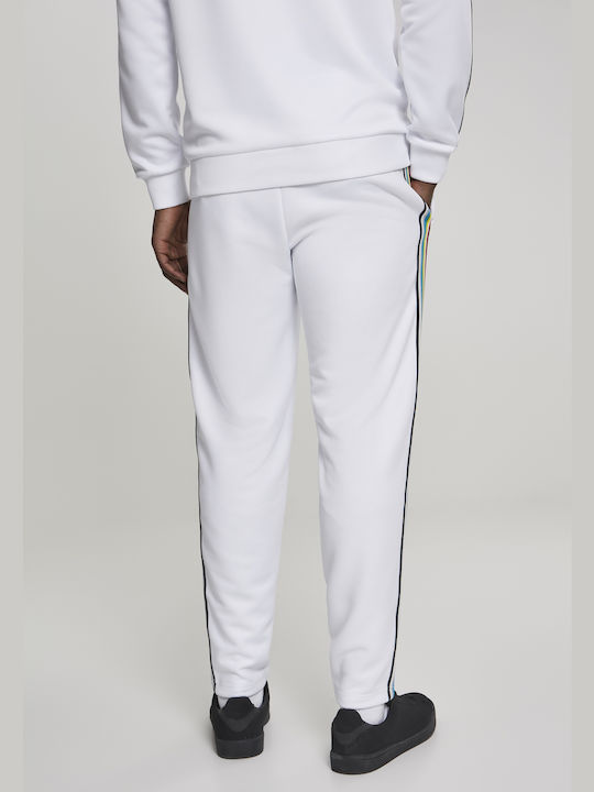 Urban Classics Herren-Sweatpants White / Multicolor