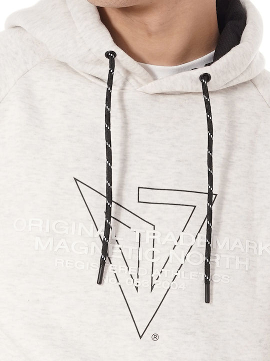 Sweatshirt with Hood Oat Melange