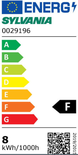 Sylvania Λάμπα LED 7.2W για Ντουί E27 και Σχήμα PAR20 Θερμό Λευκό
