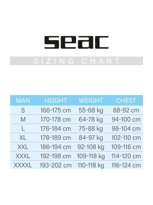 Seac Diving Vest Black 2.5mm