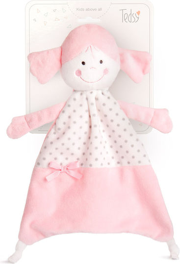 Amek Toys Baby Cloth Comfort Blanket Sugar And Spice Pink Hair