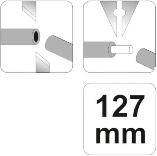 Yato Πλαγιοκόφτης Μήκους 125mm