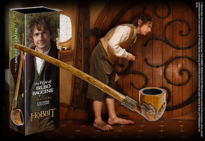 The Noble Collection Hobbit: Pipa lui Bilbo Baggins Replika lungime 23buc