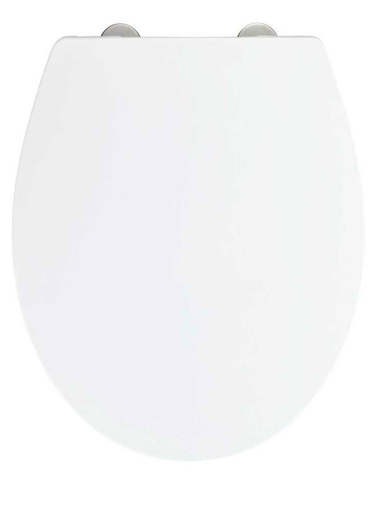 Wenko Plastic Toilet Seat White Ostuni 45cm