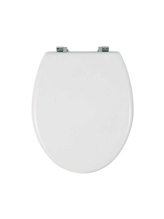 Wenko Bali Καπάκι Λεκάνης Ξύλινο 43x36.3cm Λευκό