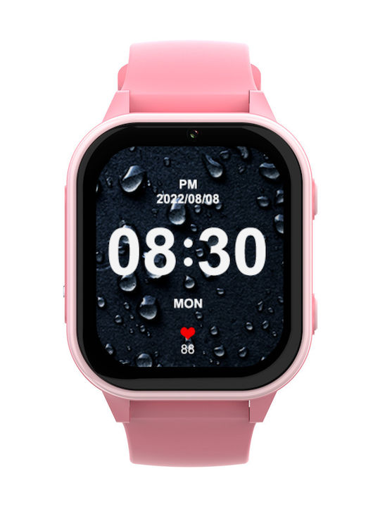 Wonlex Παιδικό Smartwatch KT19 με GPS & Κάμερα Ροζ