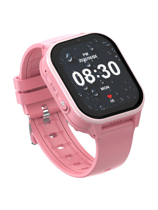 Wonlex Παιδικό Smartwatch KT19 με GPS & Κάμερα Ροζ