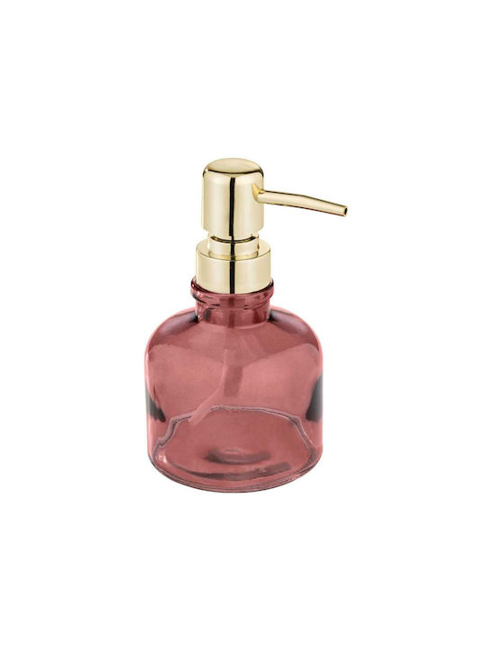 Wenko Atessa Dispenser Γυάλινο Ροζ 200ml