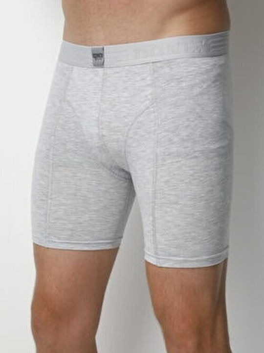 Donex Boxershorts aus Baumwolle mit Lycra Grau 1 Stück 2300GRY