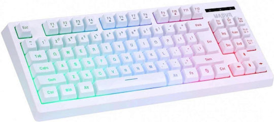 Marvo CM310 3in1 Gaming Keyboard Set with RGB lighting & Mouse (English US) White