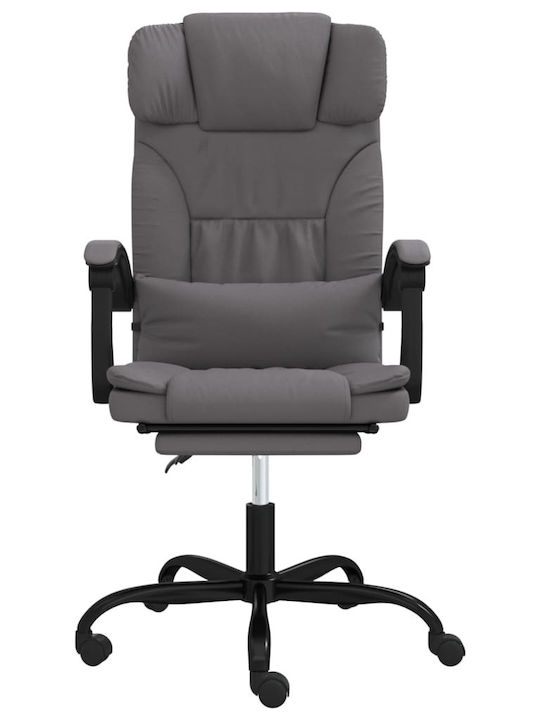 vidaXL Scaun De Birou Cu Inclinare Gri