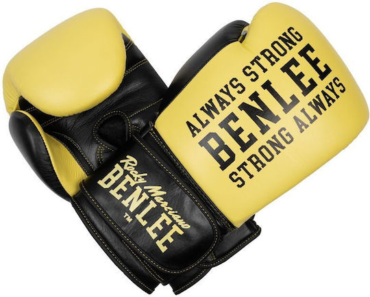 Benlee Hardwood 199511 Boxing Gloves Leather for Match Yellow