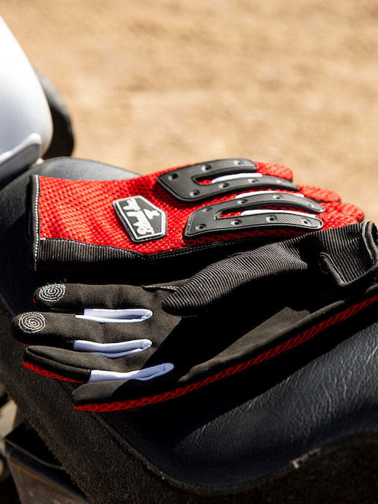 Biltwell Anza Herren Motorradhandschuhe 4 Jahreszeiten Red