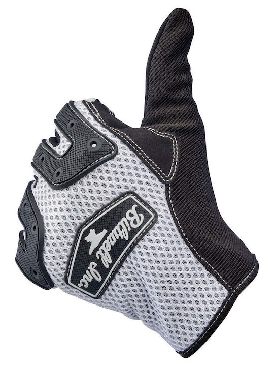 Biltwell Anza Ανδρικά Γάντια Μηχανής 4 Εποχών White
