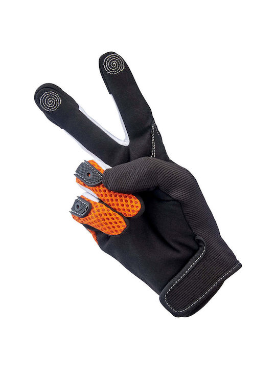Biltwell Anza Men's Motorcycle Gloves All Seasons Orange