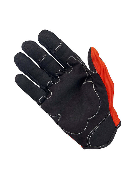 Biltwell Moto Summer Men's Motorcycle Gloves Orange/Black