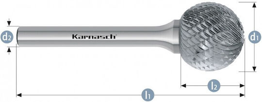 Karnasch Cutter Bit Carbide for Metal 4.7mm x 50mm x 6mm