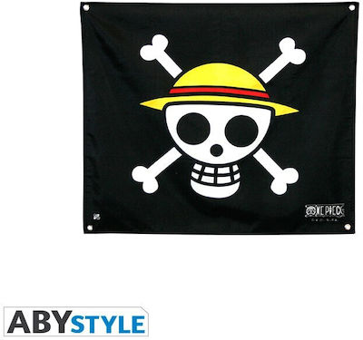 Σημαία Πολυεστερική Luffy Skull Flag 60x50cm