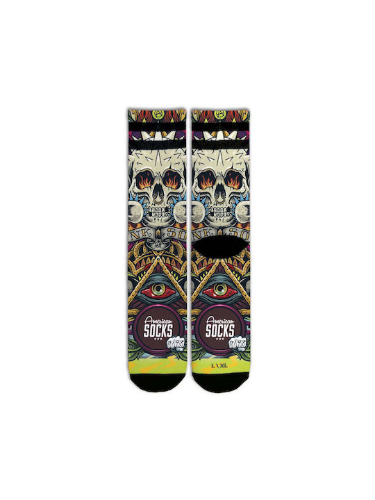 American Socks Moshpit Bărbați Șosete cu Model Multicolor 1Pachet