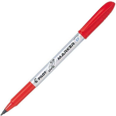 Pilot Marker Pen CD/DVD Marker 2mm Red