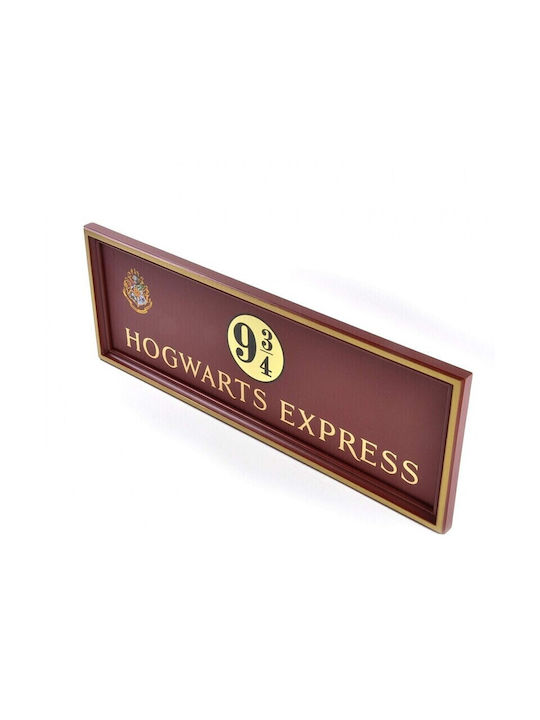 The Noble Collection Unterschrift Wanddekoration aus Hölzernes Harry Potter Brown Hogwarts Express 58x21cm 1pcs