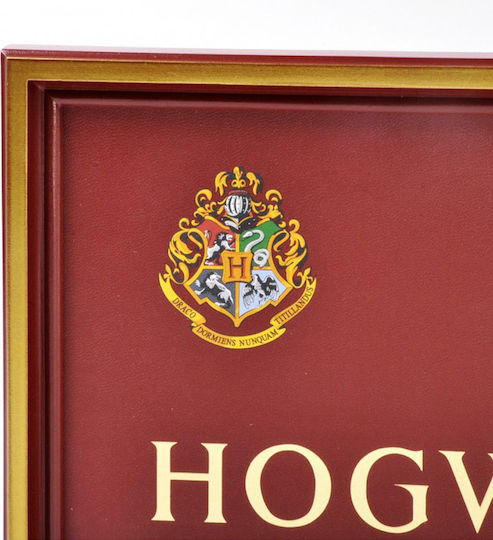 The Noble Collection 3D Wanddekoration Schild Harry Potter Handgefertigt Braune aus Holz 58x21cm