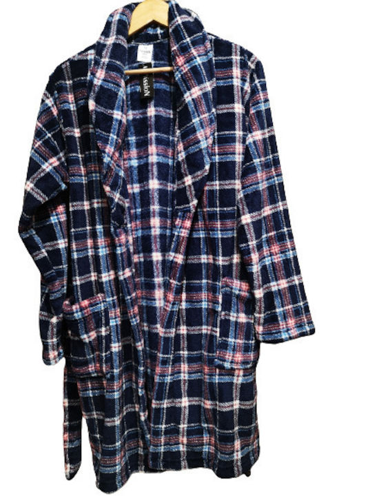 Men's plaid robe