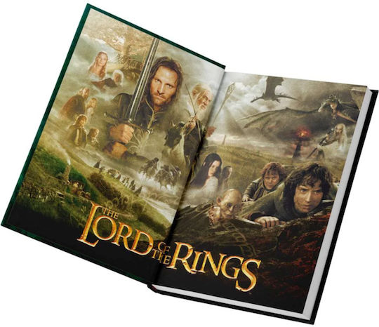 Sd Toys Lord Of The Rings Σημειωματάριο A5 90 Φύλλων Ριγέ Πράσινο