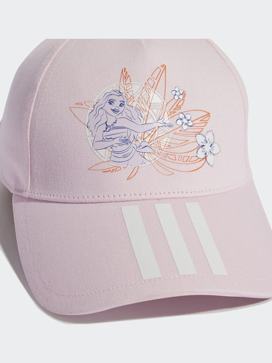 adidas Παιδικό Καπέλο Jockey Υφασμάτινο Moana Ροζ