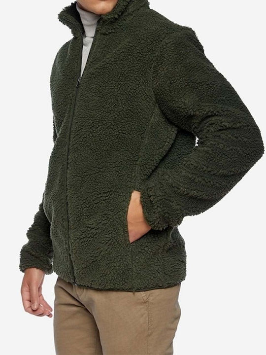 Ανδρική Ζακέτα Fleece Χακί