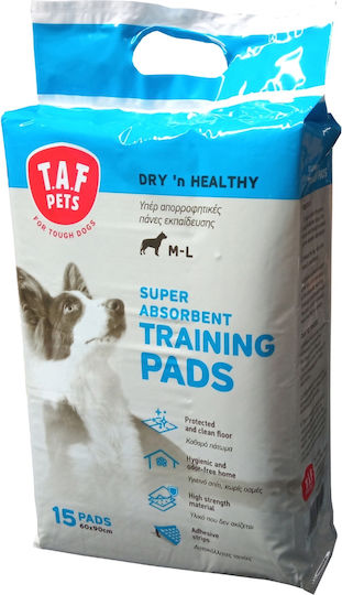 T.A.F. Pets Dry 'n Healthy Floor Diapers Dog 60 - 90cm 15pcs