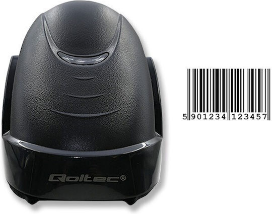 Qoltec Handheld-Scanner Verkabelt mit 1D-Barcode-Lesefunktion