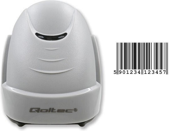 Qoltec Scanner Χειρός Ενσύρματο με Δυνατότητα Ανάγνωσης 1D Barcodes