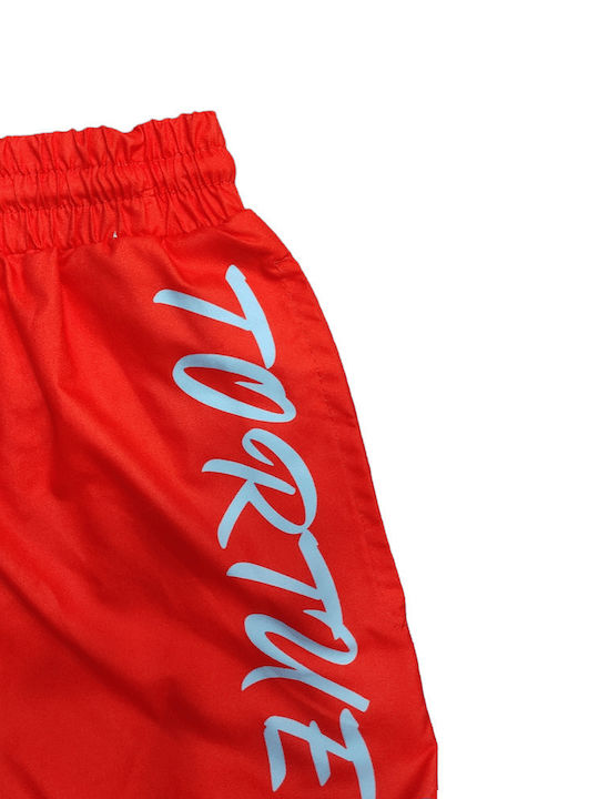 Tortue Kids Swimwear Swim Shorts Red