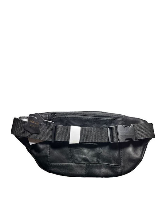 XXL Magazin online pentru bărbați Piele Bum Bag pentru Talie Negru