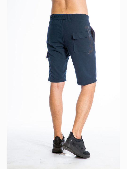 Paco & Co Men's Athletic Shorts Navy Blue