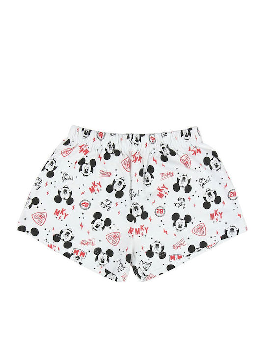 Cerda Kids' Pajamas Summer Red Mickey Mouse